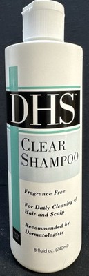 dhs clear shampoo fragrance free 8oz