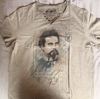 HangOver Herren T Shirt 6XL – Ludwig II. – Bayern/Oktoberfest – ungetragen