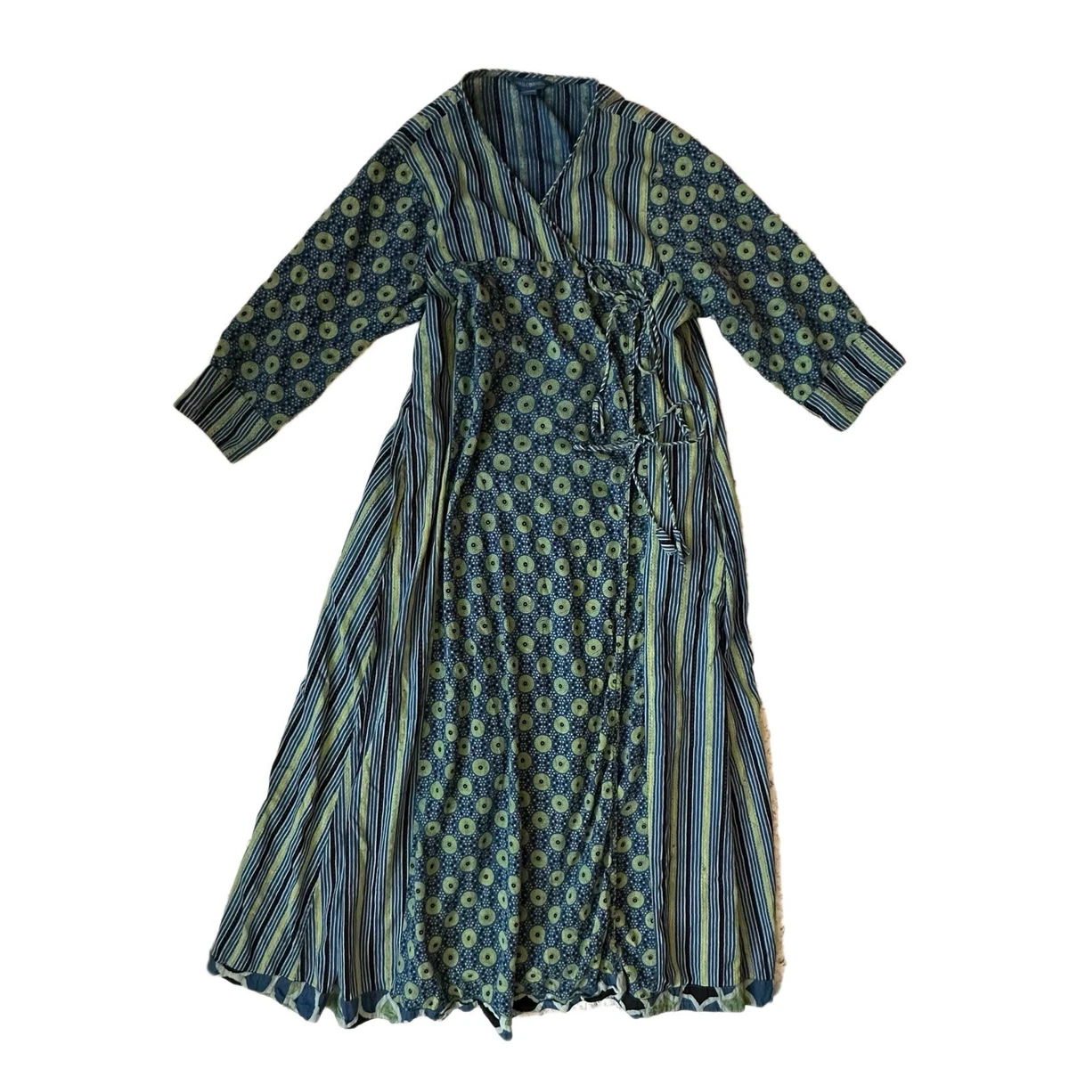 Cotton 3/4 Sleeve Striped Dresses for Women for sale | eBay