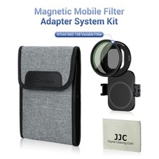 JJC Magnetic Phone Lens Filter Adapter Mount ND2-ND128 for iPhone 17 16 15 Pro
