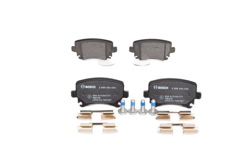 Kit plaquettes de frein BOSCH de haute précision pour étriers Audi