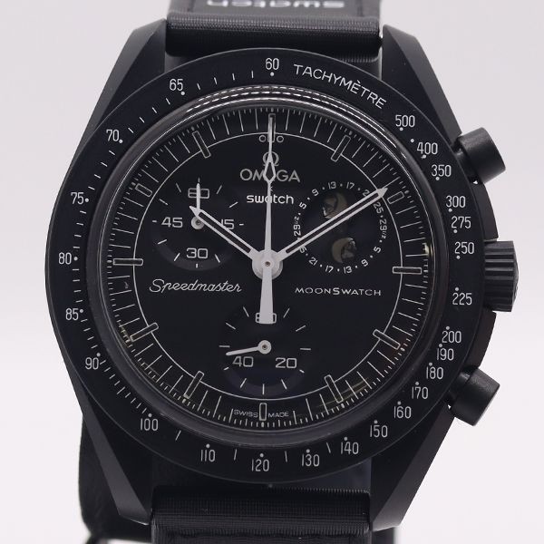Omega Swatch Speedmaster Moon SO33B700 QZ