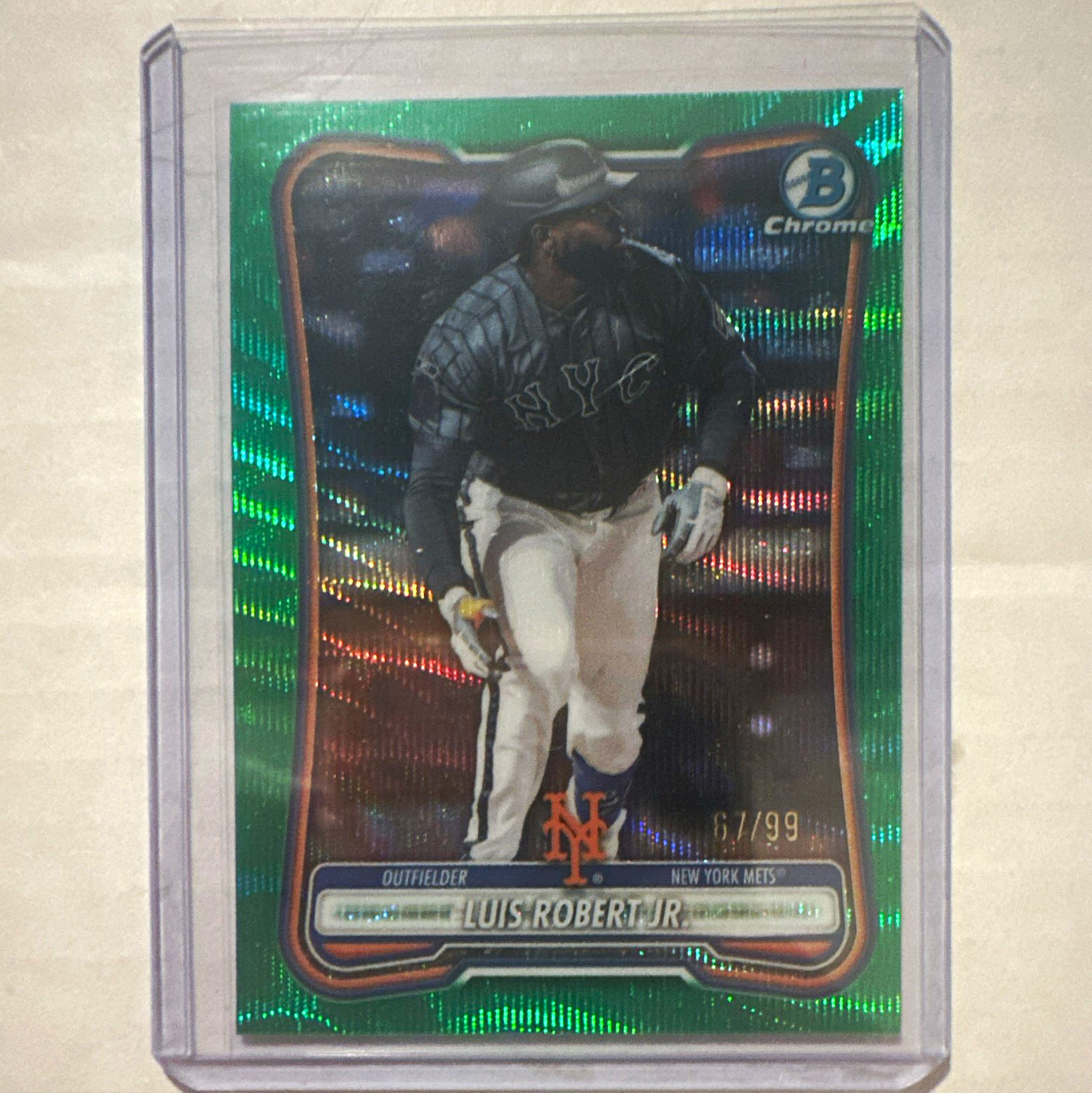 Topps 2025 Topps Chrome Luis Robert Jr #177 Green Refractor /99 White Sox
