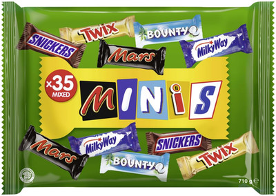 Mixed Minis Schokolade Mix Box 710g-2840g Mini Schokoriegel Sortiment