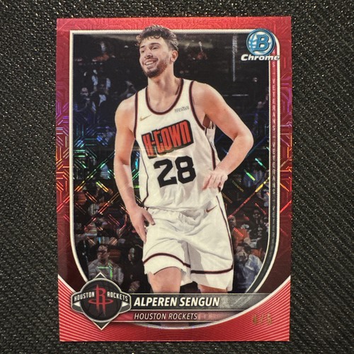 Topps 2025-26 Bowman Chrome Alperen Sengun Rockets #BCV-133 Serial 4/5