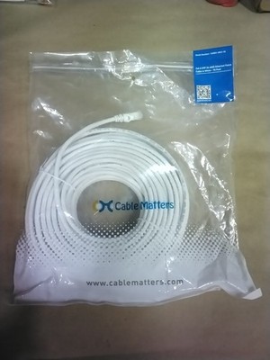 CABLE MATTERS 160001-WHT-75 Ethernet Patch Cable