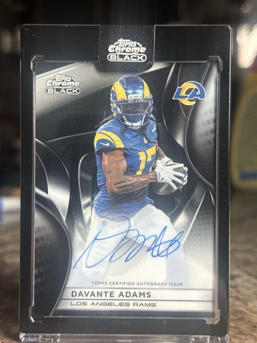 Topps Chrome Black 2025 Davante Adams Base Autograph #BA-DAA