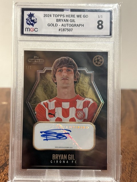 2024 Topps Here We Go Bryan Gil Gold Autograph 1/1