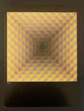 Victor VASARELY Offset de 1978 Op Art Cinétique Planche XXVIII