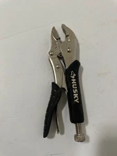 husky heavy duty vice grips 7 inches Silver and black adjustable