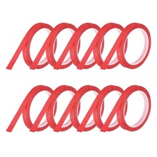 Ruban adhésif pour tableau blanc, 10 rouleaux, 12mm fin, 54.7 yards, rouge