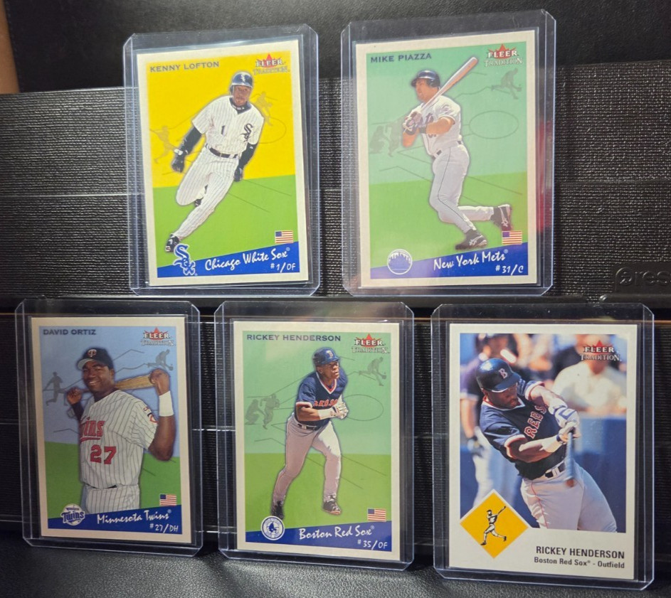 2002 Fleer Tradition Short Print / 200 - Ortiz, Henderson, Piazza, Lofton - Mint