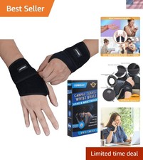 Carpal Tunnel Wrist Brace,2Pack Wrist Support Brace Adjustable Wrist Strap Re...