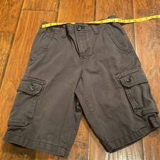 Urban Pipeline Youth Boys Charcoal Gray Cargo Shorts, Kids Sz. 16 Regular