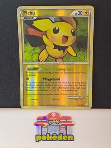 Pichu 28/123 Heartgold & Soulsilver Reverse Holo Pokemon TCG LP