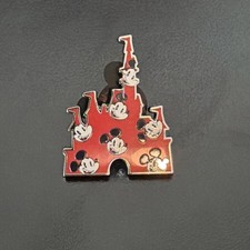 Mickey Heads Red Castle - Walt Disney World Hidden Mickey - Wave B Mickey Heads Red Castle - Walt Disney World Hidden Mickey - Wave B