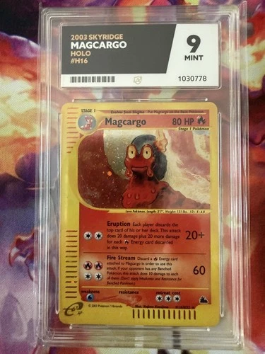Pokemon Magcargo Skyridge Holo Rare #H16 ACE 9 Mint