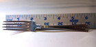 Single Gorham Etruscan Greek Key Sterling Youth Fork 6" Pat. 1913, Mono — photo 1