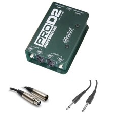 Radial Engineering ProD2 2-channel Passive Instrument Direct Box with Calrad 55-