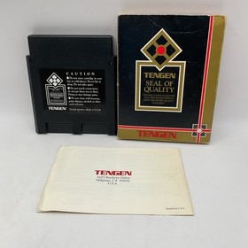 Fantasy Zone (Nintendo NES) Tengen COMPLETE w/ Box manual game WORKS!