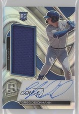 2022 Panini Chronicles Spectra Rookie Jersey /199 Greg Deichmann #115 Auto 11fw
