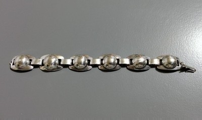 Jewelry Vintage ''BELL'' Bracelet  Sterling Silver  Super Nice  Rare Piece     