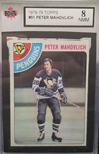 78-79 Topps Pete Mahovlich KSA 8 🚨🚨🚨 Pittsburgh Penguins 