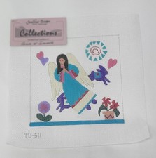 Sundance Handpainted Needlepoint Canvas ANGEL OF SUMMER