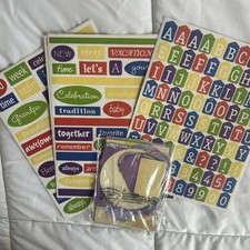 Embellished Deluxe Scrapbook Kit Memories Made Easy Colors Words