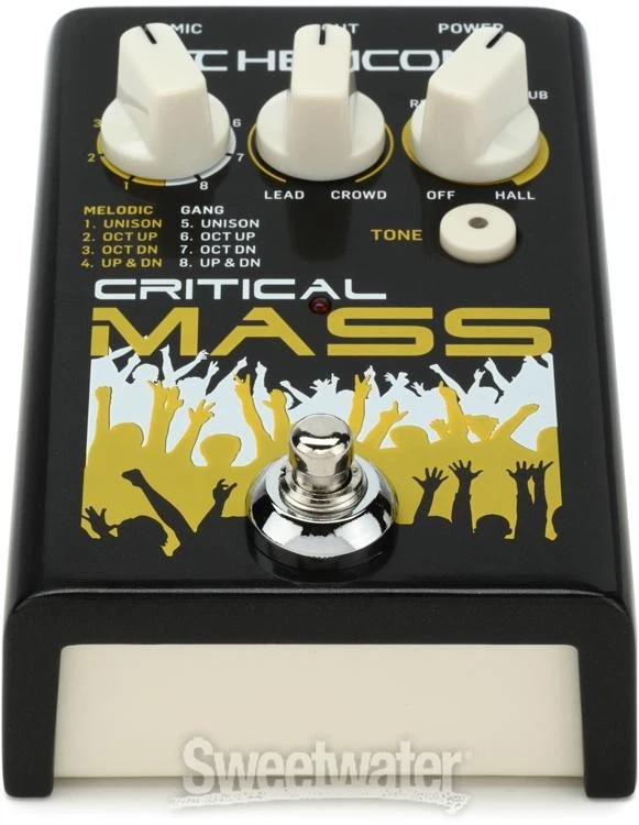 TC-Helicon Critical Mass Vocal Harmony Effects Pedal - Image 3 of 4