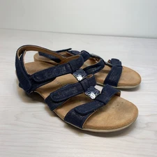 Vionic Sandals Amber Navy Blue Fully Adjustable Straps 12 Strappy Comfort Arch