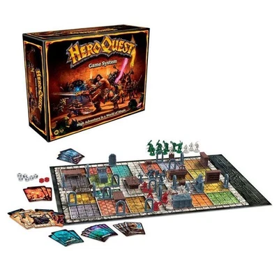 HeroQuest Hasbro Dungeon Brettspiel Miniaturen Abenteuer Kooperativ Englisch NEU - Bild 1 von 4