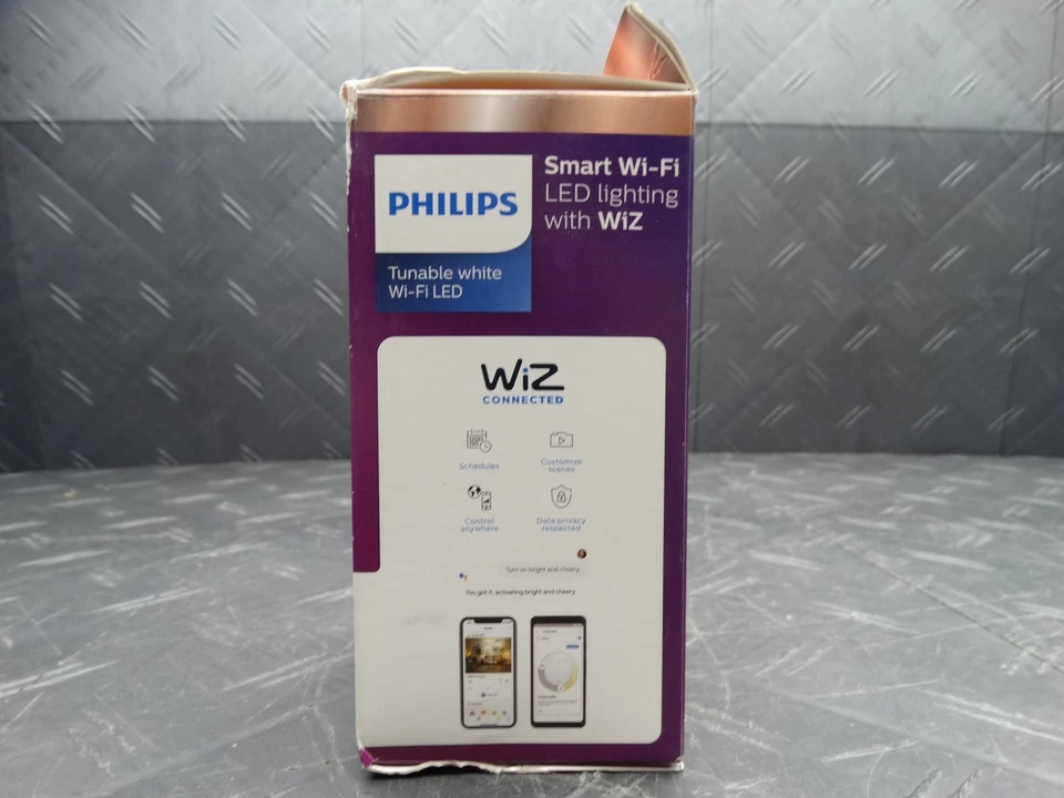 Philips 40-Watt Equivalent A15 Smart Wi-Fi Vintage Edison LED Light Bulb White - Image 3 of 4