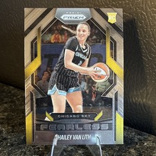 Panini Prizm WNBA Fearless Hailey Van Lith Chicago Sky Rookie Insert #12