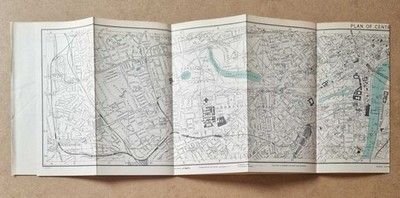 WARD LOCK Plan of Central London Section II - Thames, Southwark, Westminster