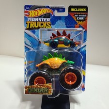 HotWheels Monster Trucks   MotoSaurus with One HotWheel Car by Mattel.