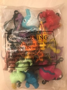 Prehistoric Pals Dinosaur soft Collectible Keychains fun express NEW! toys Vtg