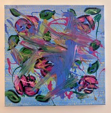 Belinda Carlisle of The Go-Go's Original Painting Opus I 2021 COA One of a Kind!