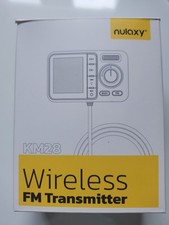 Nulaxy KM28 Wireless FM Transmitter Bluetooth Car Adapter Google Assistant