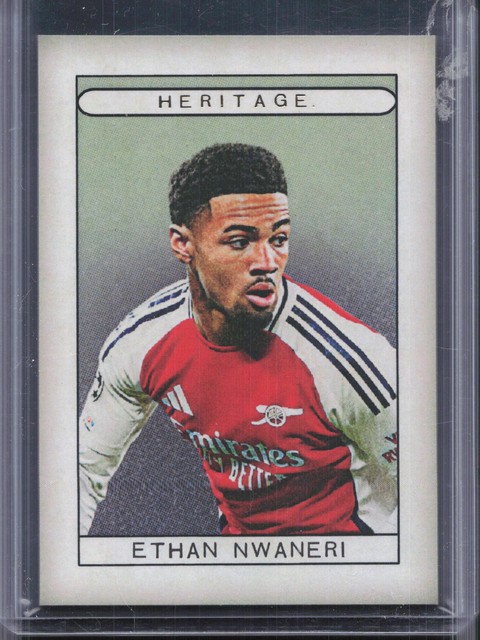 2024-25 Futera FX Arsenal FC #AHT18 Ethan Nwaneri Heritage #15/15