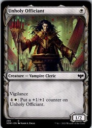Unholy Officiant (Showcase) #286 Innistrad: Crimson Vow