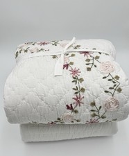 Pottery Barn LoveShackFancy Bow Embellished Quilt Full/Queen READ