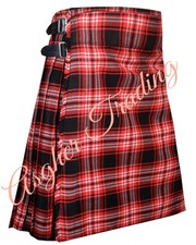 Tweedside Modern Tartan kilt Men Handmade Traditional 8 Yard kilts  Custom Size