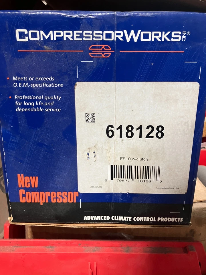 Compresor de aire acondicionado con polea de 6 ranuras y estilo FS10 para Ford Ranger Mazda B2300 B2500 Foto 3 de 4