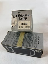 Vintage GE projector lamp bulb DKM 21.5 V 250 Watts