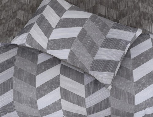 Juego de cama reversible funda nórdica edredón de lujo con funda de almohada doble tamaño king - Imagen 80 de 82