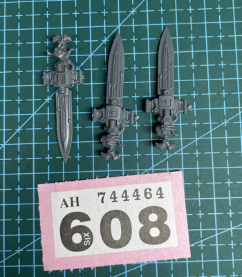 3 Custodes Sentinel Klingen Warhammer 40k Bits Power Schwert Boltgun Space Marines