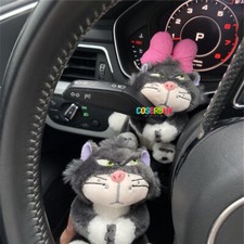 Lucifer Cat Plush Safety Belt Cover Auto Central Control Decoration Accessories