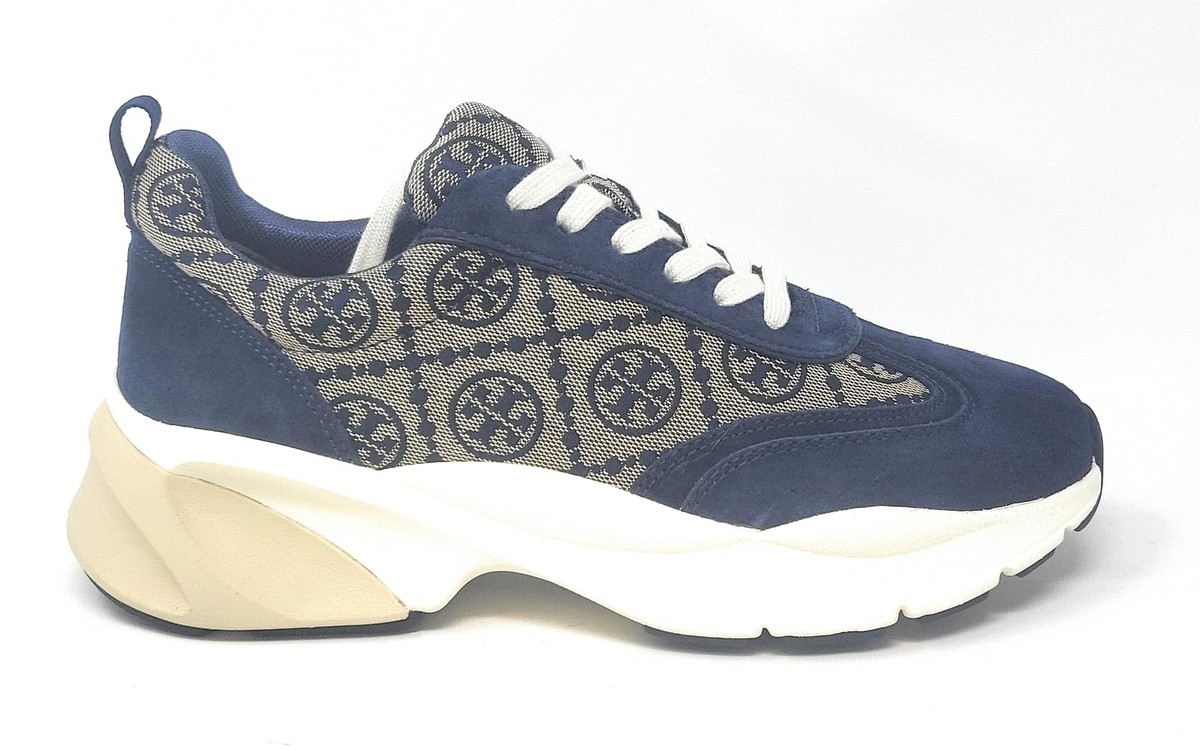 完売品★TORY BURCH T LOGO SNEAKER Tory Burch #46570 T Logo Sneakers Size 7.5 – ALL YOUR BLISS