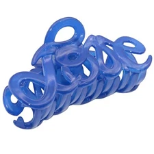 Parcelona French Love Medium 3" Celluloid Acetate Claw Clips Covered Spring D...